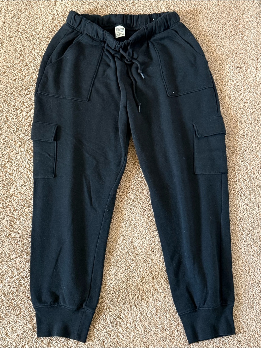 Vs pink cargo sweatpants black - Picture 1 of 2